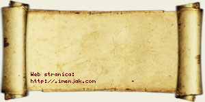 Tina Jovanović vizit kartica